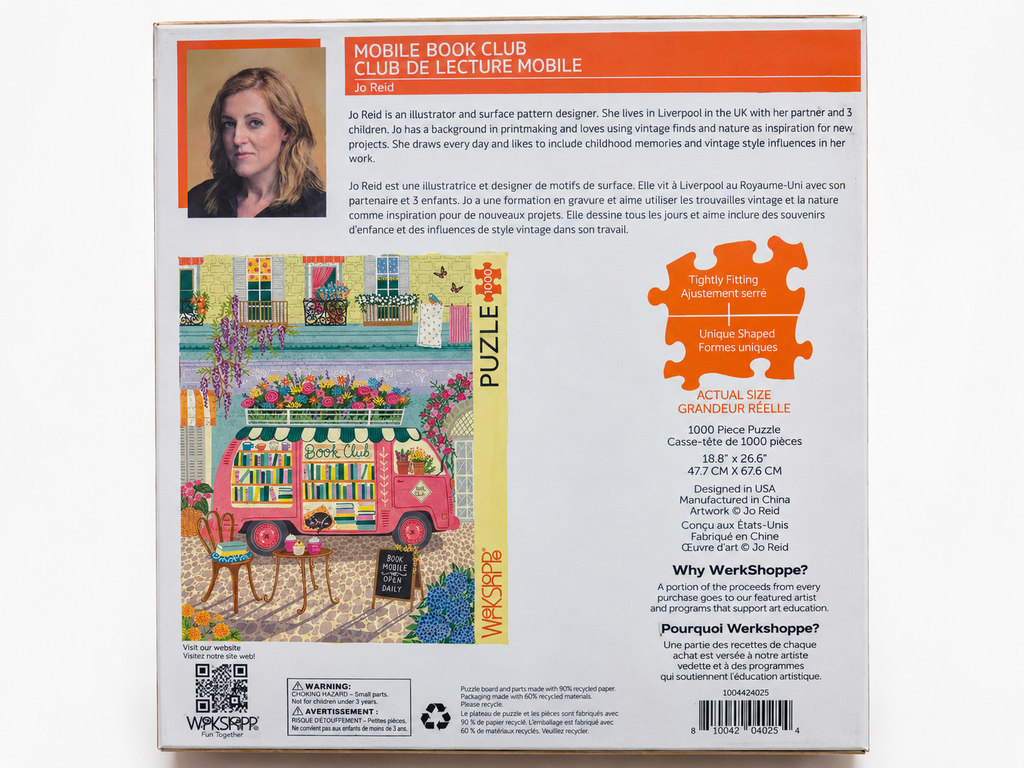 Mobile Book Club 1000-Piece Jigsaw Puzzle