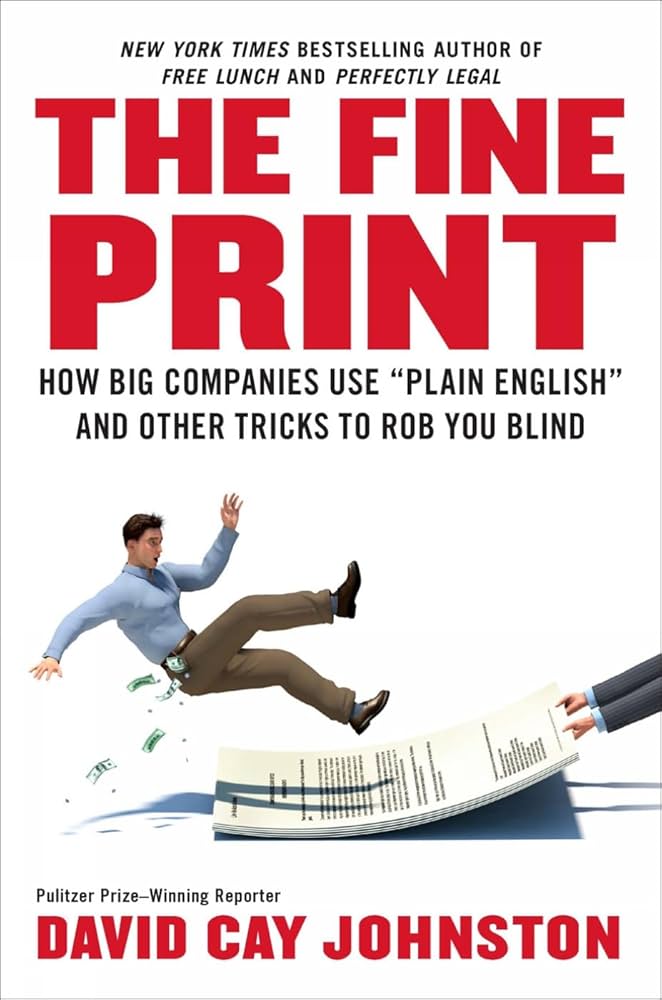 THE FINE PRINT - DAVID CAY JOHNSTON