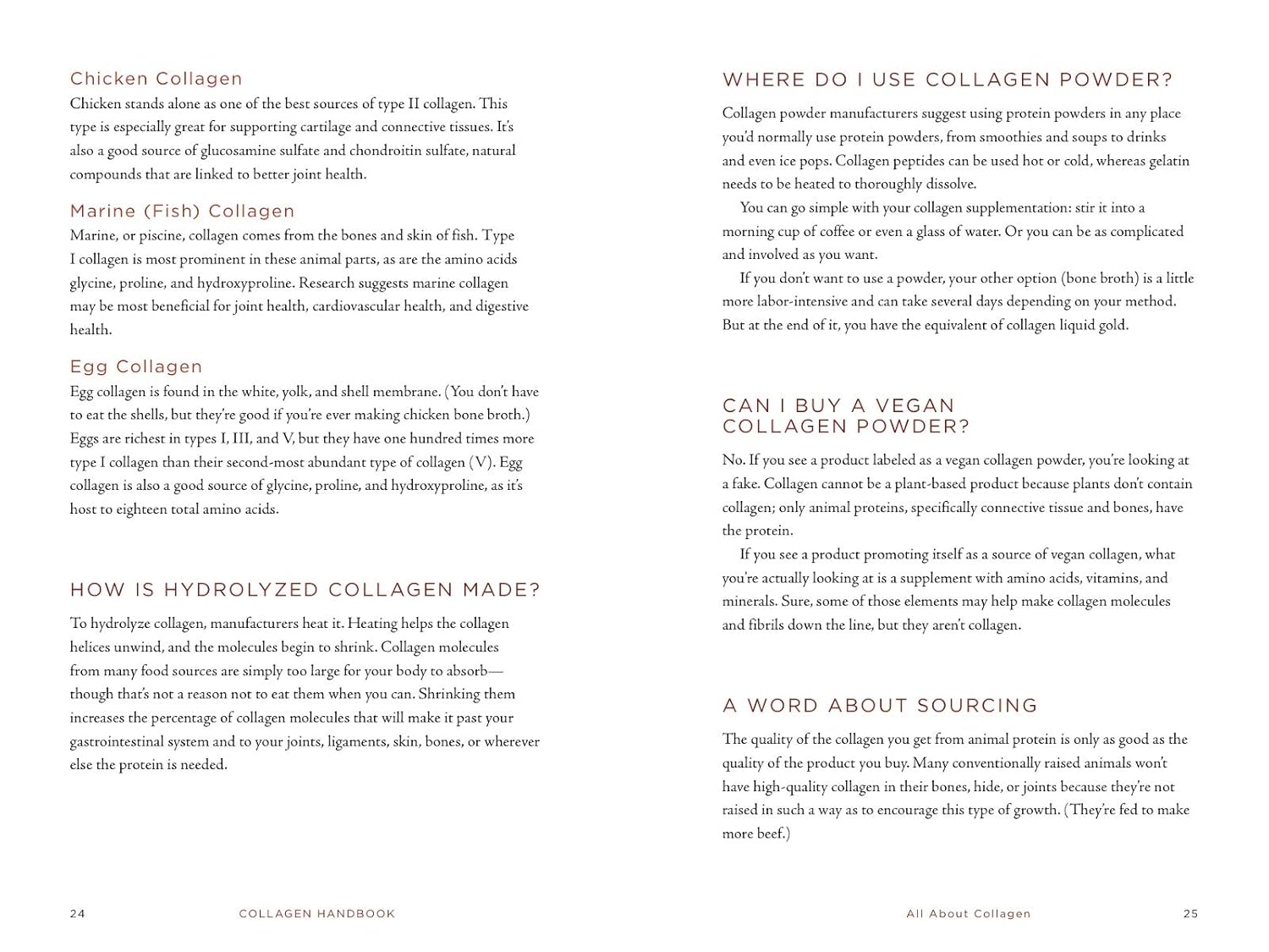Collagen Handbook: Recipes for Natural Living