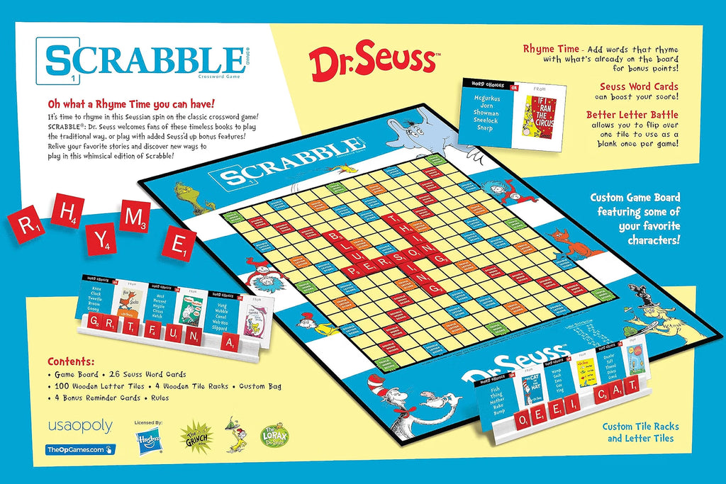 Scrabble Dr. Seuss Board Game